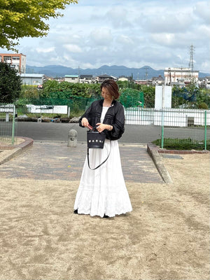 メッシュライン シャーリングブルゾン
