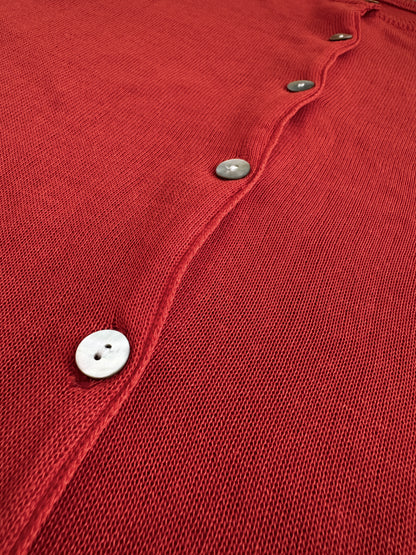 シアークルーネックニットカーディガン
