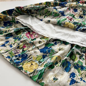 ヴィンテージ風フラワーギャザースカート