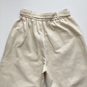 ベルト付きコットンカーブパンツ