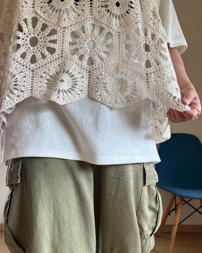 かぎ針編みベスト
