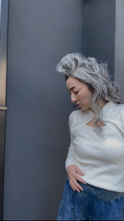 ホールカラーニット