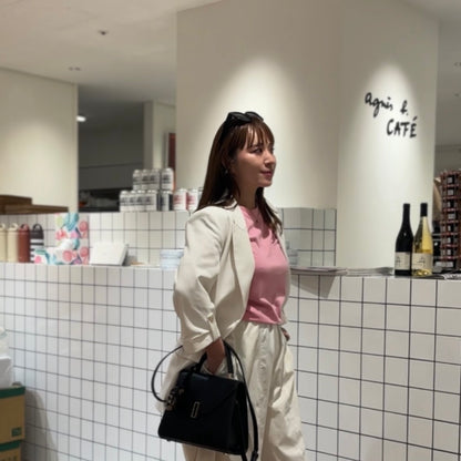肩パフTシャツ