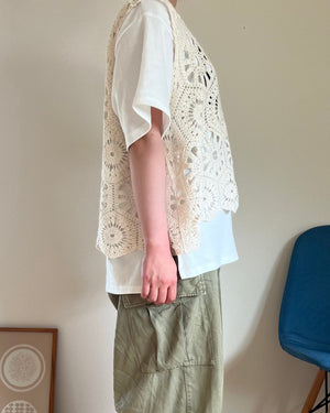 かぎ針編みベスト