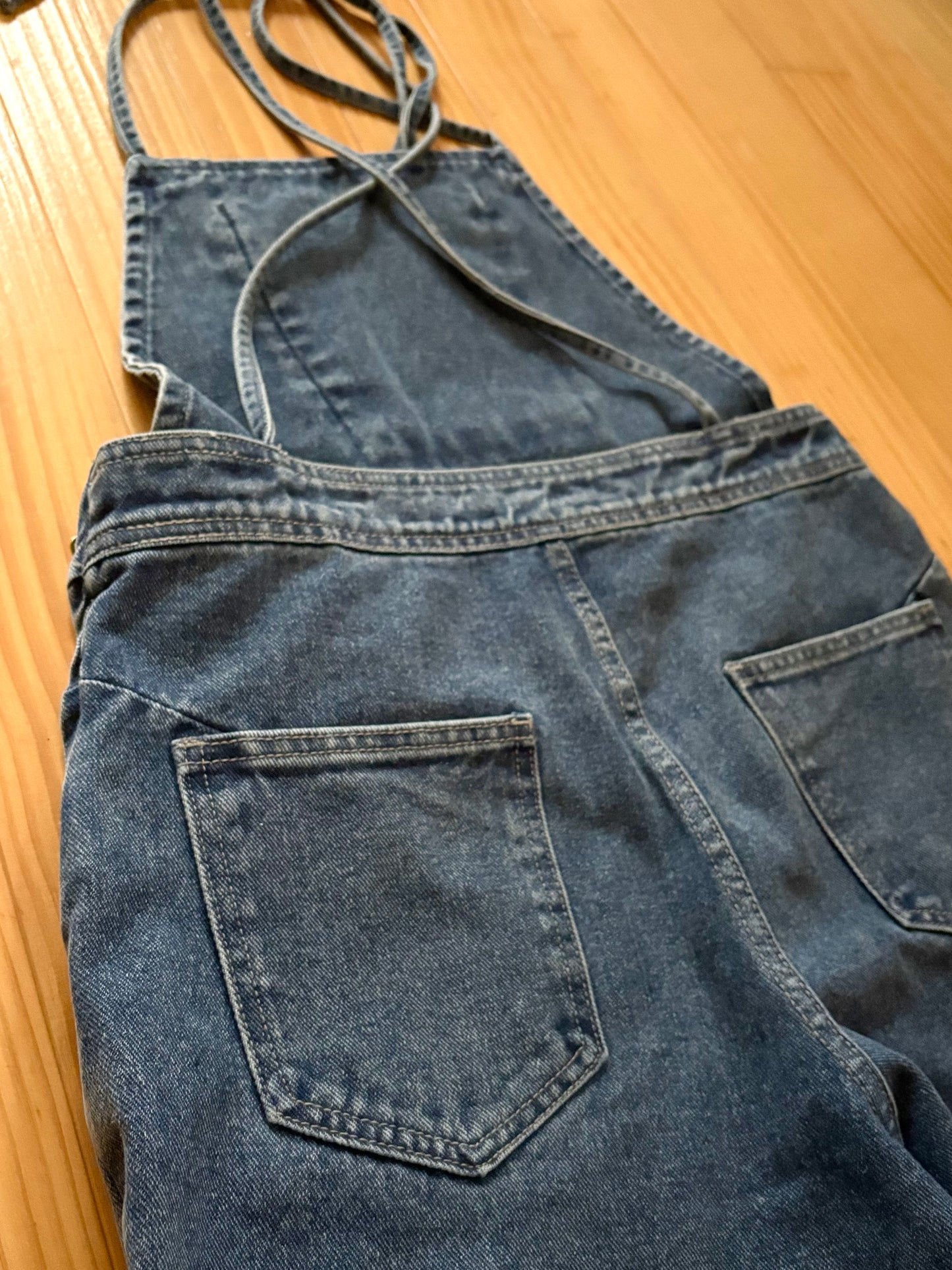 デニムサロペット