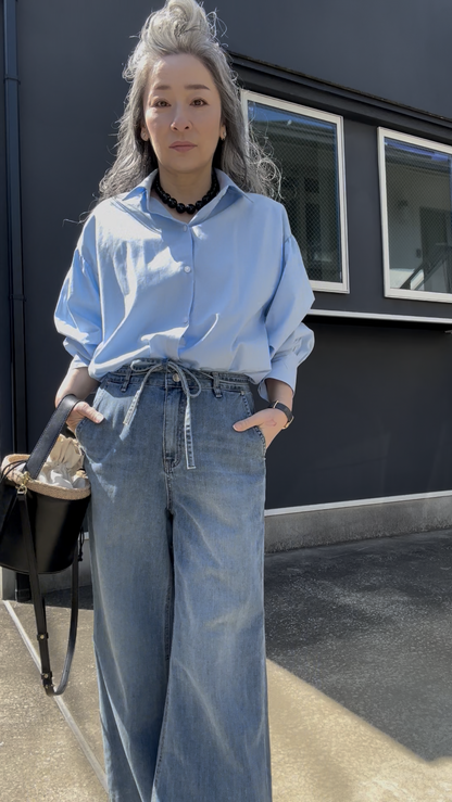 コットンバルーンシャツ