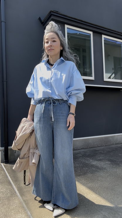 コットンバルーンシャツ