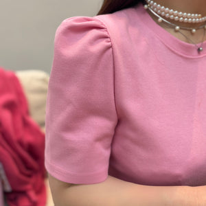 肩パフTシャツ