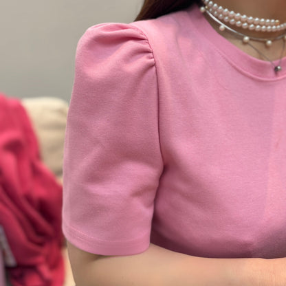 肩パフTシャツ