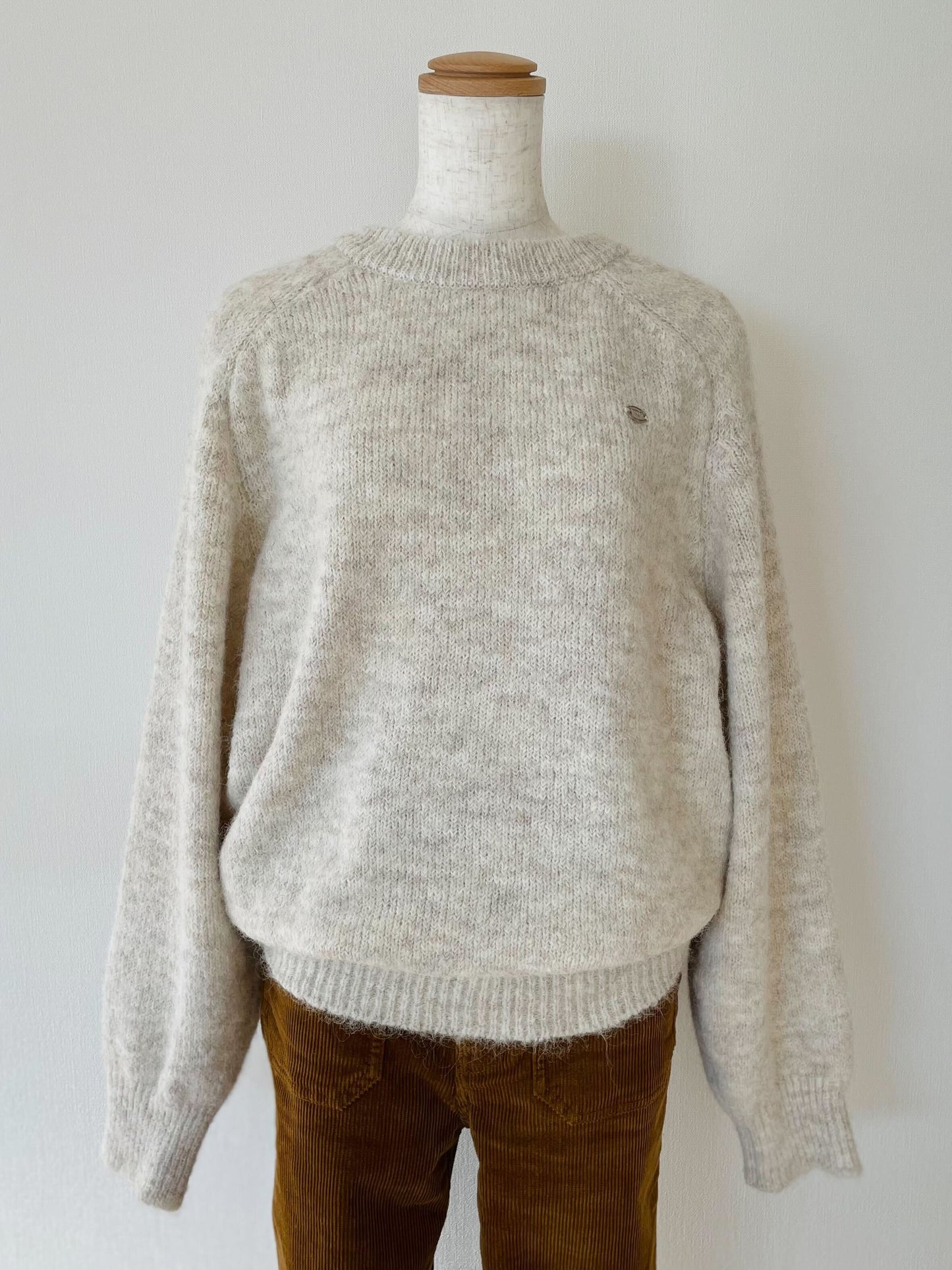 アルパカウールシンプルニット