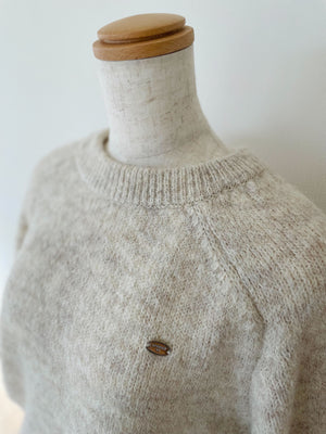 アルパカウールシンプルニット