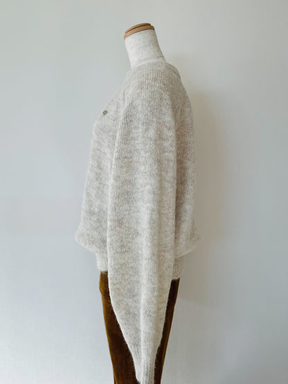 アルパカウールシンプルニット