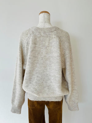 アルパカウールシンプルニット