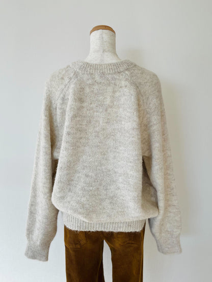 アルパカウールシンプルニット