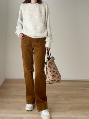 アルパカウールシンプルニット