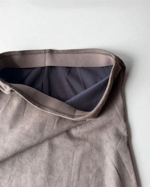 フェイクスエードフレアスカート