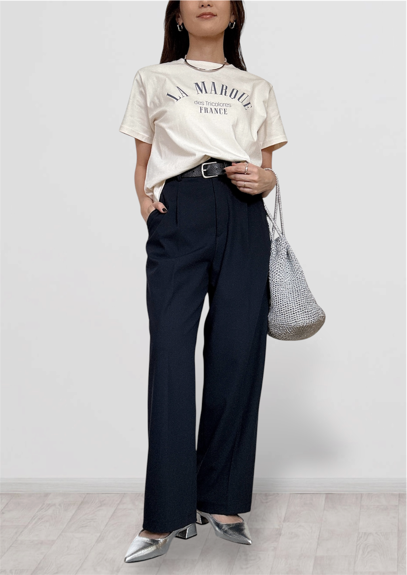 LA MAROUE ロゴTシャツ