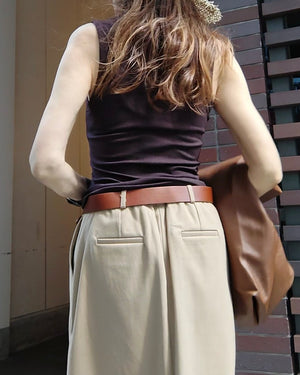 Aラインロングスカート