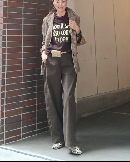 コットンカーブパンツ