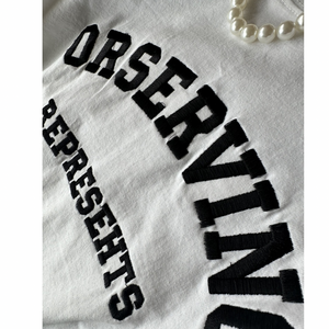 刺繍ロゴ半袖Tシャツ