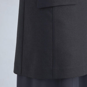 リネンライク ジレ -マシンウォッシャブル・ストレッチ-