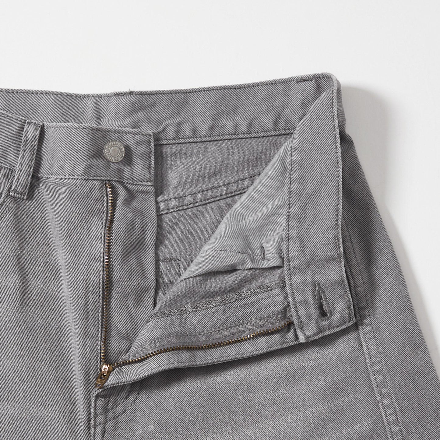 コットンデニム カーブパンツ