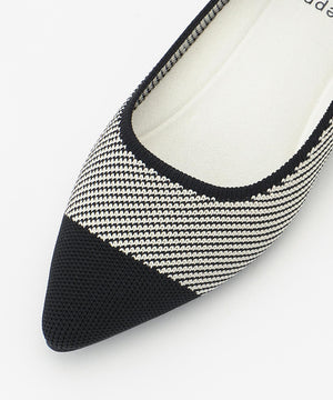 バイカラー ポインテッドパンプス