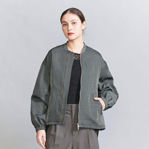 ナイロンツイル ジップブルゾン