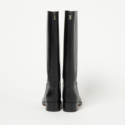 バックジップ ロングブーツ