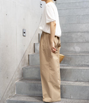 ウエストバイカラーポイントスラックス