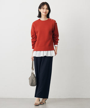 Light ジョーゼット ワイド パンツ