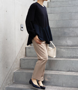 ドッキングイレヘムブラウス