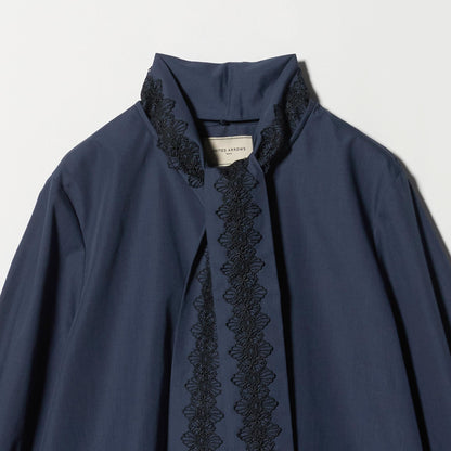 レース コンビ ボウタイ リボン ブラウス ‐ウォッシャブル‐