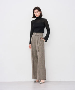 シアーニット コンビトップス