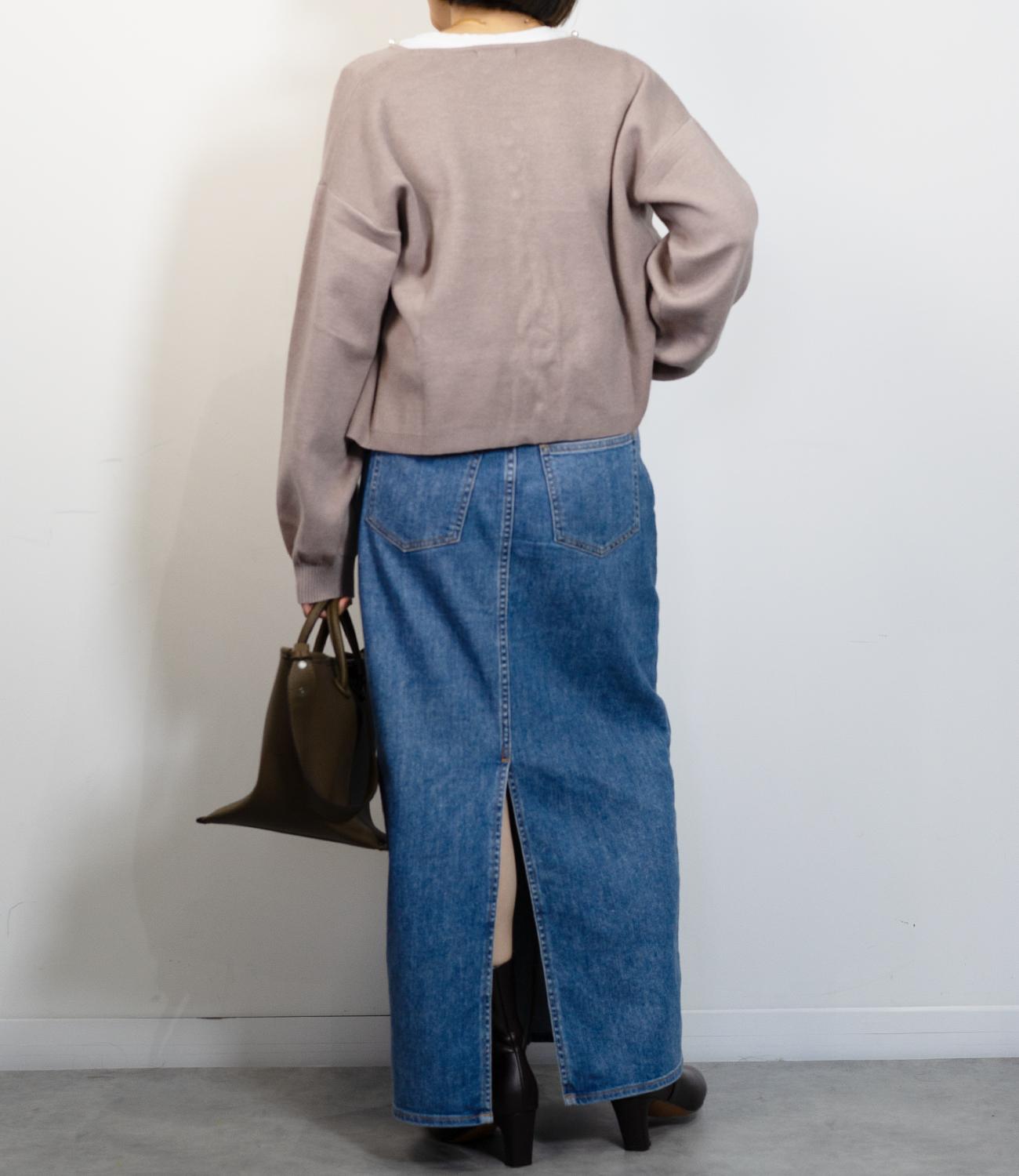 パールニットカーディガン