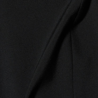 ポリエステルブレンド カラーレス ショートジャケット