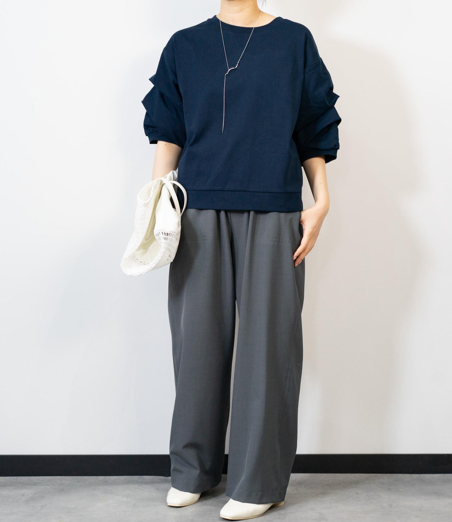 タックスリーブデザインカットソー