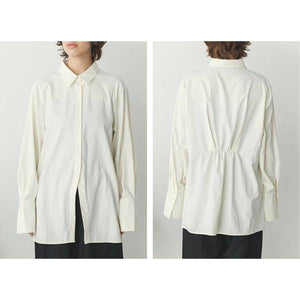 バックギャザーシャツ