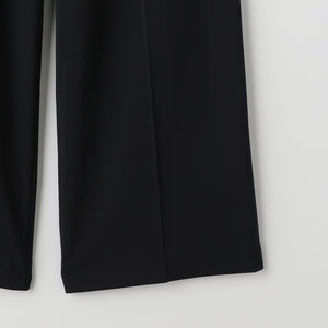 サラフール ベルト ワイド パンツ -マシンウォッシャブル・ストレッチ・UVカット-