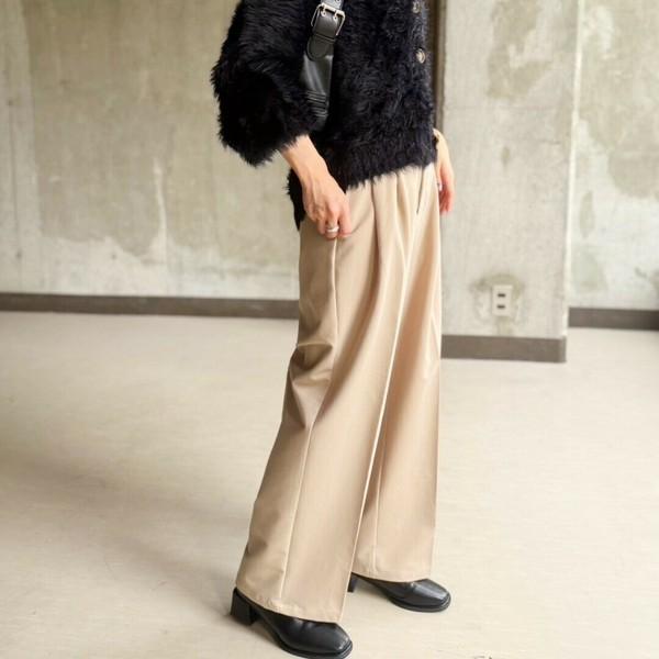 美シルエットストレートパンツ