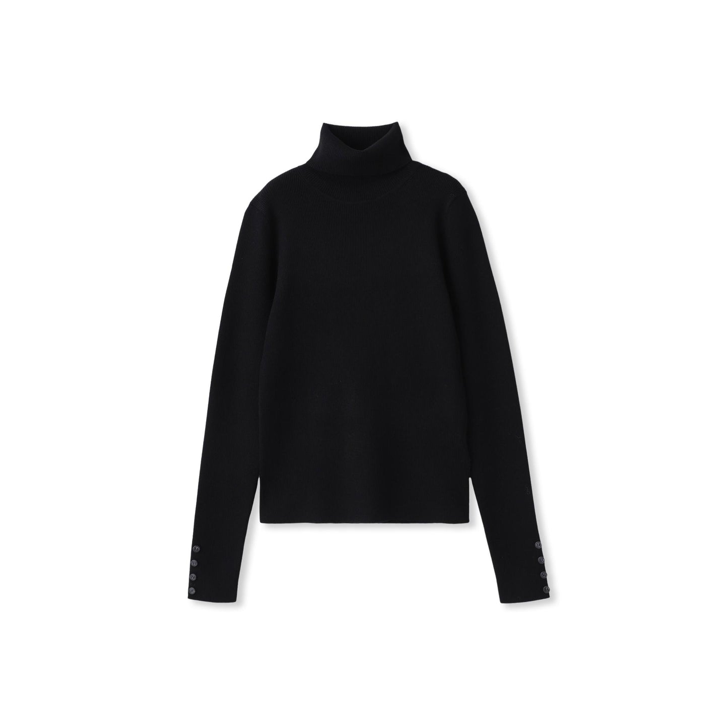 リブタートルニットプルオーバー≪手洗い可能≫