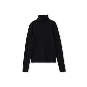 リブタートルニットプルオーバー≪手洗い可能≫