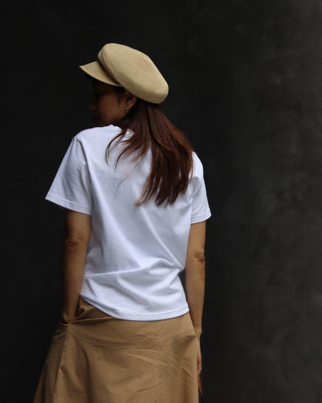 H刺繍Tシャツ