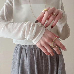 パワーネットシアークルーネック