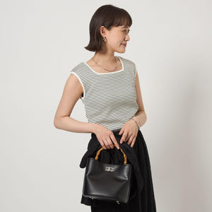 ブライトリブ フレンチスリーブ プルオーバー カットソー -制菌-