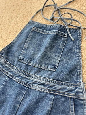 デニムサロペット