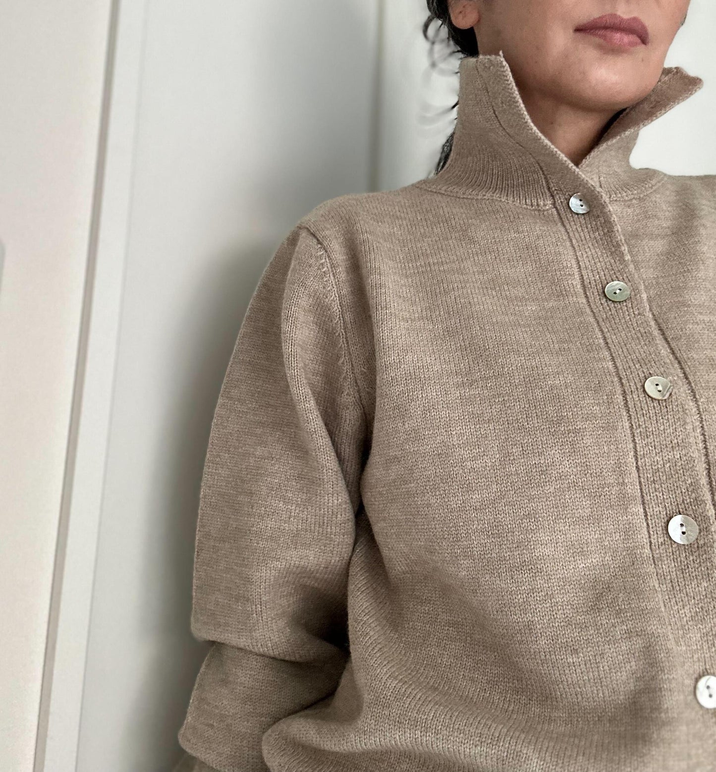 ハイネックショートパンツニットアップ