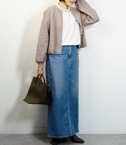 パールニットカーディガン