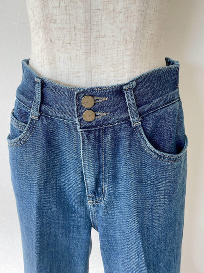 センタープレスフレアデニム