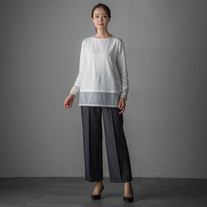 【WEB限定】”重ねるだけで格上げ”レイヤードインナー